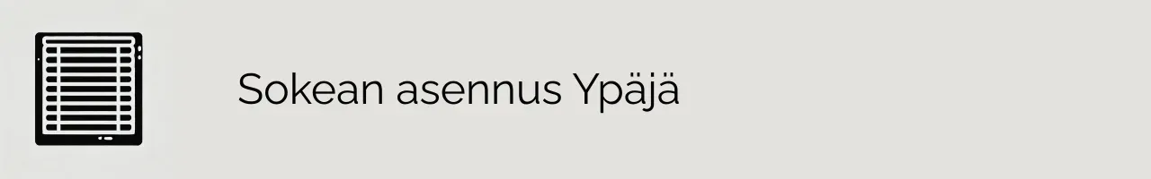 Sokean asennus Ypäjä